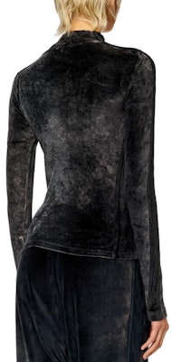 (Women) DIESEL Black High-Neck Pullover Long Sleeve Tee SS24. A121400KKAL-9XX Shop (Women) DIESEL Black High-Neck Pullover Long Sleeve Tee SS24. A121400KKAL-9XX