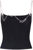 (Women) DIESEL Black Sleeveless Cropped Tank Top with Logo Design. A123750LIAG-9XX (Women) DIESEL Black Sleeveless Cropped Tank Top with Logo Design. A123750LIAG-9XX