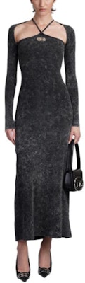 (Women) DIESEL Black Slim-Fit Long-Sleeve Midi Dress with Full Print. A144230KHAS-900 Lookbook (Women) DIESEL Black Slim-Fit Long-Sleeve Midi Dress with Full Print. A144230KHAS-900