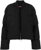 (Women) DIESEL Black Solid Color Long Sleeve Zip Cotton Jacket. A105770LICR-9Xx (Women) DIESEL Black Solid Color Long Sleeve Zip Cotton Jacket. A105770LICR-9Xx