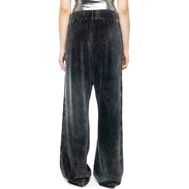 Shop (Women) DIESEL  Black Wide-Leg Relaxed Fit Casual Pants. A125090AKAJ-9XX