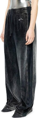 (Women) DIESEL Black Wide-Leg Relaxed Fit Casual Pants. A125090AKAJ-9XX Purchase (Women) DIESEL Black Wide-Leg Relaxed Fit Casual Pants. A125090AKAJ-9XX