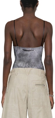 (W) DIESEL Jumpsuit Slim Fit Kelabu dengan Rekaan Patchwork. A133000QIAD-02 Shop (W) DIESEL Jumpsuit Slim Fit Kelabu dengan Rekaan Patchwork. A133000QIAD-02