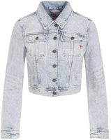 (Women) DIESEL Slim Fit Button-Up Jacket Blue A1310609I8-601 (Women) DIESEL Slim Fit Button-Up Jacket Blue A1310609I8-601
