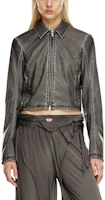 Lookbook (Women) DIESEL Slim Fit Zip-Up Jacket - Black A139840BNDQ-9XX