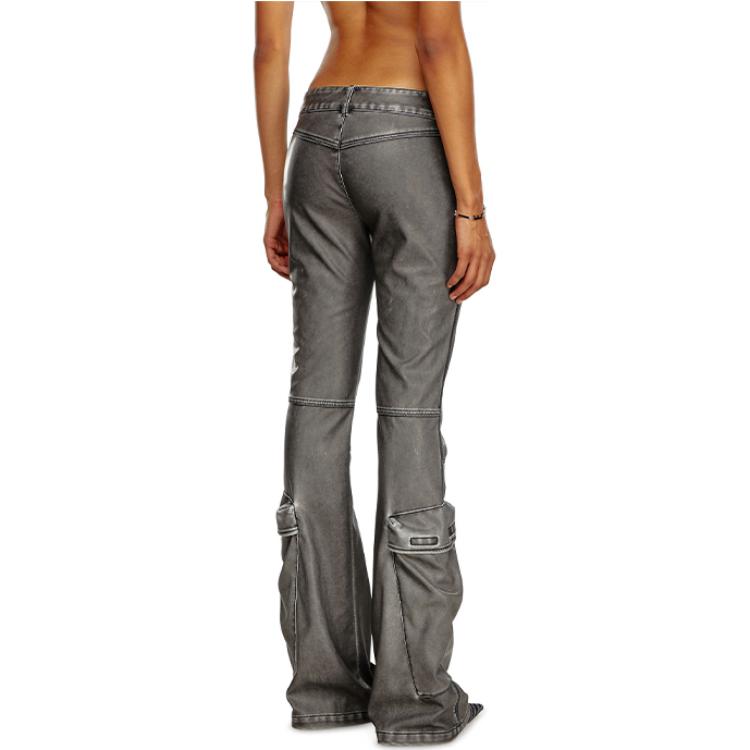 Purchase (W) DIESEL 修身拉链休闲裤 黑色 FW24 A149650BNDQ-9XX