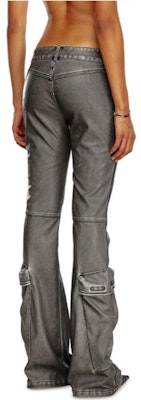 (Women) DIESEL Slim Fit Zipper Casual Pants Black FW24 A149650BNDQ-9XX Purchase (Women) DIESEL Slim Fit Zipper Casual Pants Black FW24 A149650BNDQ-9XX