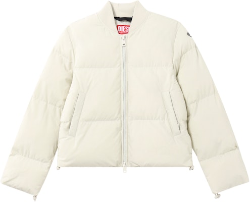 (W) DIESEL 純白長袖圓領外套 A105770LICR5KM Buy (W) DIESEL 純白長袖圓領外套 A105770LICR5KM