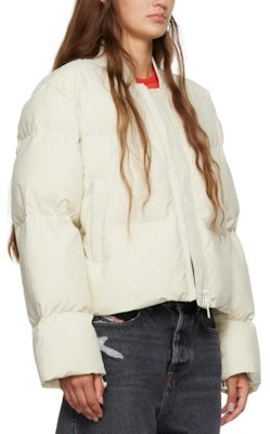 (W) DIESEL 純白長袖圓領外套 A105770LICR5KM Purchase (W) DIESEL 純白長袖圓領外套 A105770LICR5KM