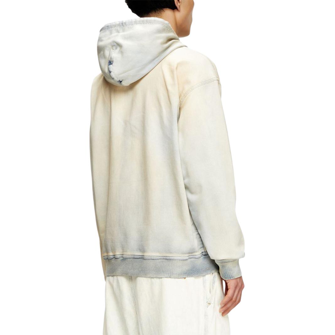 Details for (Women) DIESEL  White Logo Zip-Up Hoodie Jacket A13116068NE-01