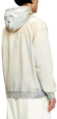 (Women) DIESEL White Logo Zip-Up Hoodie Jacket A13116068NE-01 Details for (Women) DIESEL White Logo Zip-Up Hoodie Jacket A13116068NE-01