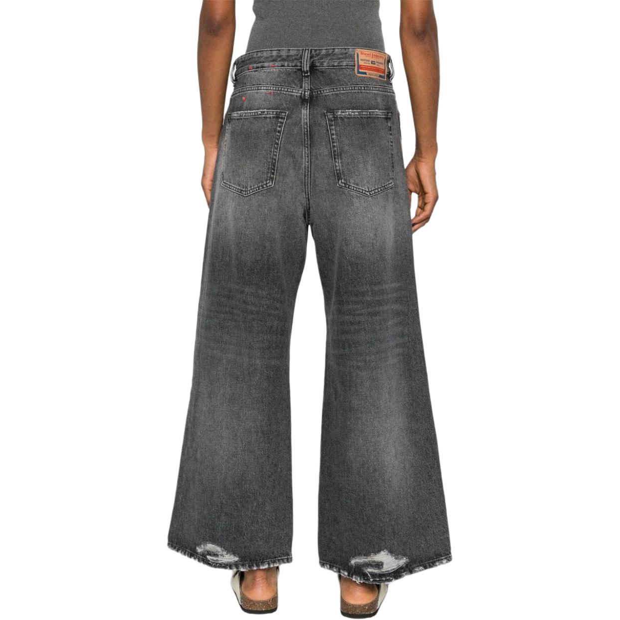 Purchase (W) DIESEL D-Sire ウォッシュドグレー ワイドレッグ ジッパージーンズ レディース用 A13495007X-402