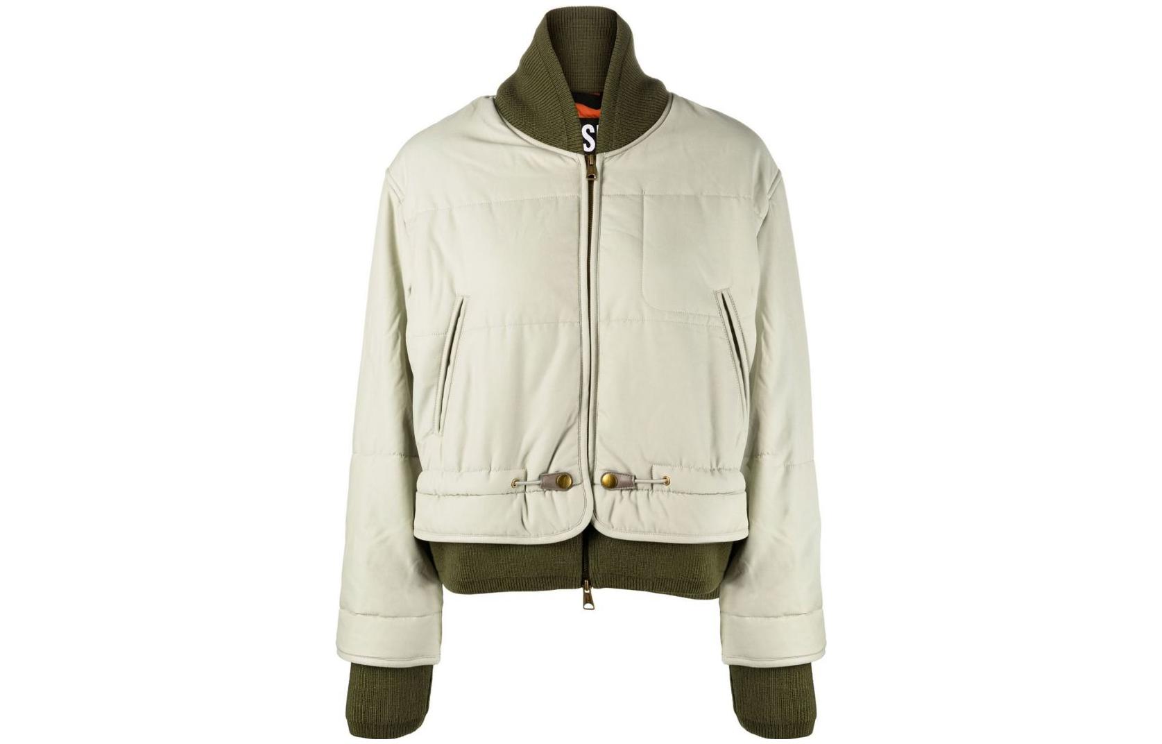 Order (W) DIESEL FW22 拼色抽绳长袖夹克 浅绿色. A063370NDAU9BW