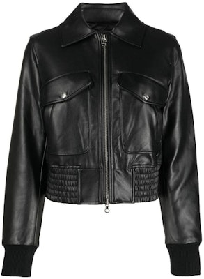 (Women) DIESEL FW22 Cropped Black Bomber Jacket A061910PDAF9XX Order (Women) DIESEL FW22 Cropped Black Bomber Jacket A061910PDAF9XX