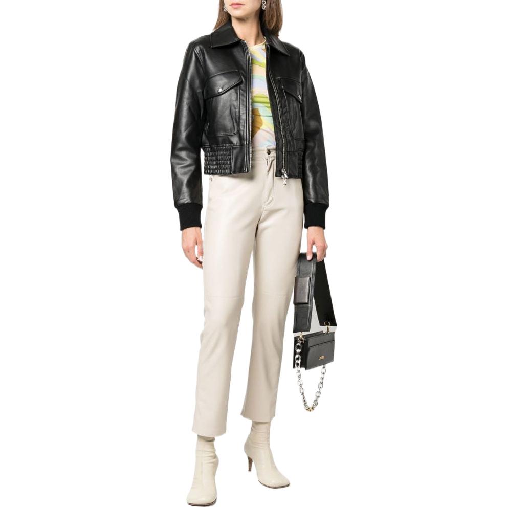 Lookbook (W) DIESEL FW22 Jaket Bomber Hitam Cropped. A061910PDAF9XX