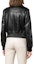 Shop (Women) DIESEL FW22 Cropped Black Bomber Jacket A061910PDAF9XX