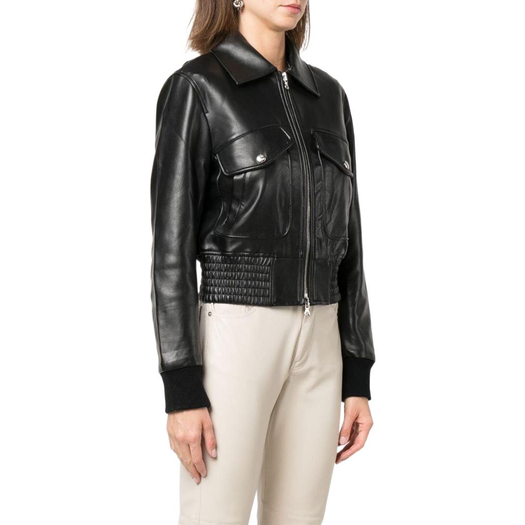 Purchase (W) DIESEL FW22 Jaket Bomber Hitam Cropped. A061910PDAF9XX