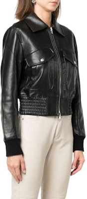 (Women) DIESEL FW22 Cropped Black Bomber Jacket A061910PDAF9XX Purchase (Women) DIESEL FW22 Cropped Black Bomber Jacket A061910PDAF9XX