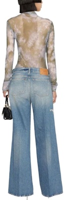 (W) DIESEL FW22 高腰破壞直筒牛仔褲 藍色 A0362509D9701 Shop (W) DIESEL FW22 高腰破壞直筒牛仔褲 藍色 A0362509D9701