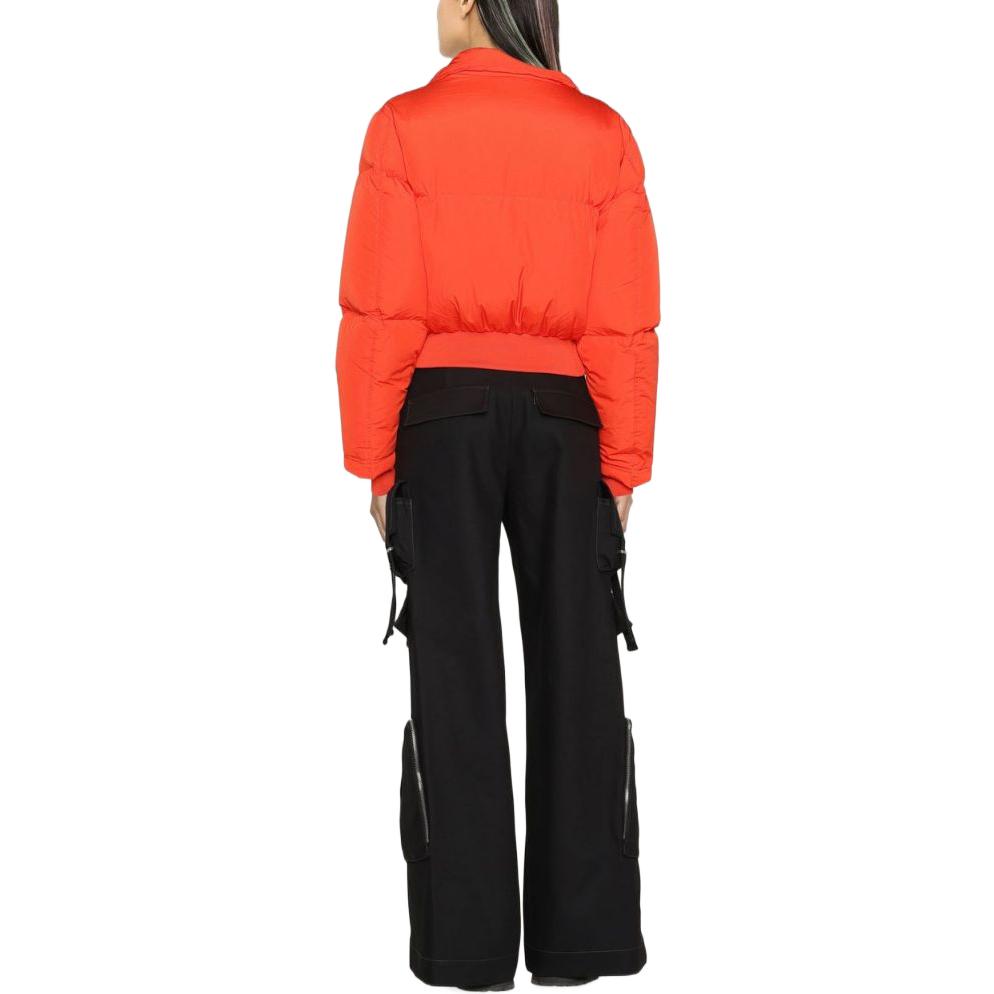 (Women) Diesel FW22 Orange Zip-Up High Collar Long Sleeve Jacket A067510AEAI37A 圖 4