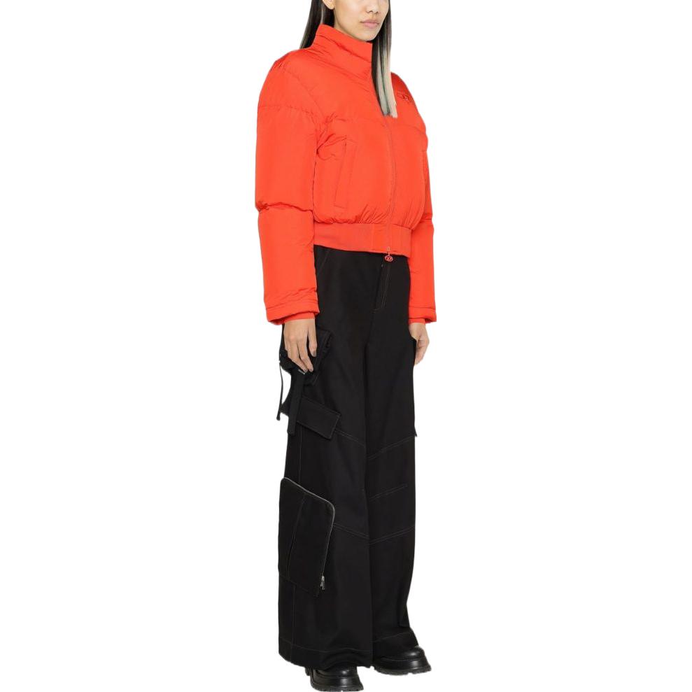 (Women) Diesel FW22 Orange Zip-Up High Collar Long Sleeve Jacket A067510AEAI37A 圖 5