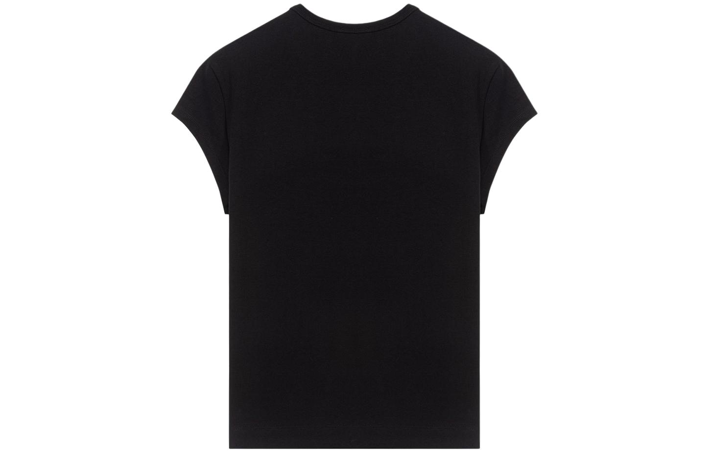 Lookbook (Women) DIESEL FW22 OVAL-D Embroidered Cutout Logo Slim Fit Short Sleeve Tee Women A062680AFAA9XXA