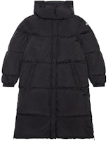 (Women) DIESEL FW23 Black Long Down Jacket with Detachable Hood. A105790AEAI-9XX (Women) DIESEL FW23 Black Long Down Jacket with Detachable Hood. A105790AEAI-9XX