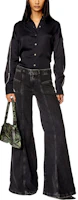 Lookbook (W) DIESEL FW23 黑色中腰寬鬆喇叭牛仔褲 A12808068HN-BLACK