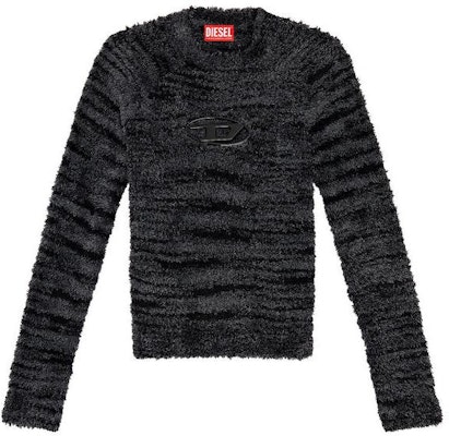 (W) DIESEL FW23 黑色毛衣圓領針織上衣 A111610BMAG-9XX Order (W) DIESEL FW23 黑色毛衣圓領針織上衣 A111610BMAG-9XX