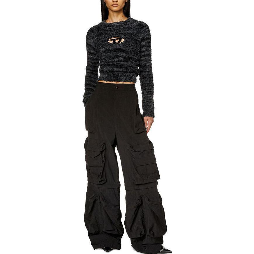 Lookbook (W) DIESEL FW23 黑色毛衣圓領針織上衣 A111610BMAG-9XX