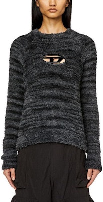 (W) DIESEL FW23 黑色毛衣圓領針織上衣 A111610BMAG-9XX Shop (W) DIESEL FW23 黑色毛衣圓領針織上衣 A111610BMAG-9XX