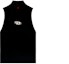 Buy (W) 디젤 FW23 블랙 민소매 하이넥 탑 메탈 로고. A130200DLAX-9XX