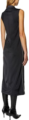(Women) DIESEL FW23 Black Y2K Wool Sleeveless Midi Dress Comfortable Loose Fit A128500CLAI-BLACK Shop (Women) DIESEL FW23 Black Y2K Wool Sleeveless Midi Dress Comfortable Loose Fit A128500CLAI-BLACK