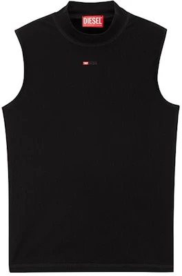 (Women) Diesel FW23 Slim-Fit Crewneck Tank Top Black Casual Minimalist Design A103970BLAN-9XX Buy (Women) Diesel FW23 Slim-Fit Crewneck Tank Top Black Casual Minimalist Design A103970BLAN-9XX