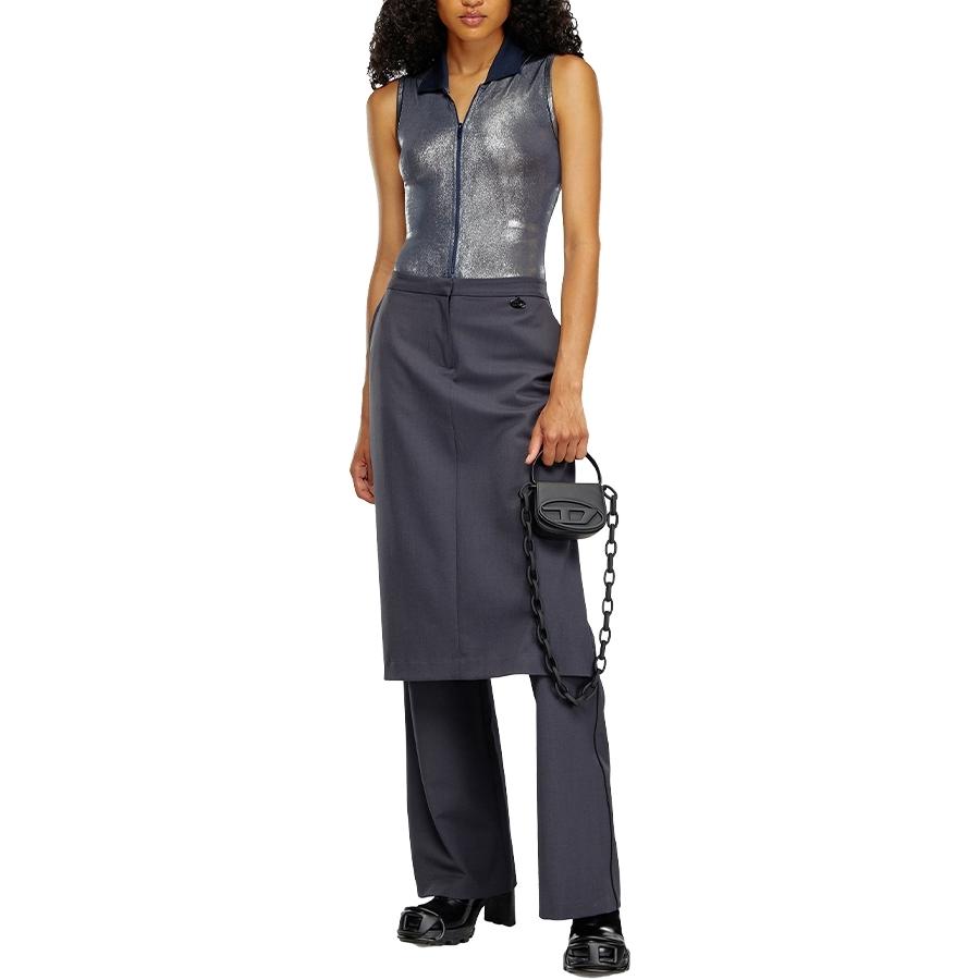 Lookbook (W) DIESEL FW24黑灰色休闲极简舒适西装裤。 A140050HJAB-98X