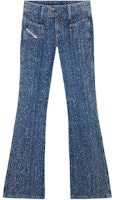 (Women) DIESEL FW24 Denim Low-Waist Flared Jeans Blue Casual Pants. A144680PGAH-01 (Women) DIESEL FW24 Denim Low-Waist Flared Jeans Blue Casual Pants. A144680PGAH-01