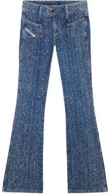 (W) ディーゼル FW24 デニム ローウエスト フレアジーンズ ブルー カジュアルパンツ. A144680PGAH-01 Buy (W) ディーゼル FW24 デニム ローウエスト フレアジーンズ ブルー カジュアルパンツ. A144680PGAH-01