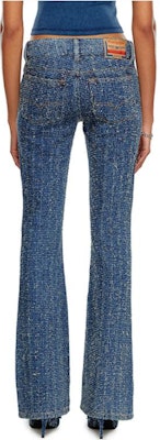 (W) ディーゼル FW24 デニム ローウエスト フレアジーンズ ブルー カジュアルパンツ. A144680PGAH-01 Purchase (W) ディーゼル FW24 デニム ローウエスト フレアジーンズ ブルー カジュアルパンツ. A144680PGAH-01