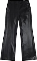 (Women) DIESEL FW24 Shiny Coated Flared Black Casual Pants. A139870IPAA-93R (Women) DIESEL FW24 Shiny Coated Flared Black Casual Pants. A139870IPAA-93R