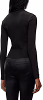 Shop (Women) DIESEL FW24 Slim Fit Solid Black Zip-Up Long Sleeve Jacket. A143910BHAV-9XX