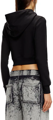 (Women) Diesel FW24 Black Short Pullover Hoodie Long Sleeve A157140GRAC-9XX Shop (Women) Diesel FW24 Black Short Pullover Hoodie Long Sleeve A157140GRAC-9XX