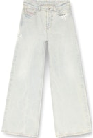 (Women) DIESEL FW24 D-SIRE Low-Rise Wide-Leg Jeans Light Grey A0692609J81-01 (Women) DIESEL FW24 D-SIRE Low-Rise Wide-Leg Jeans Light Grey A0692609J81-01