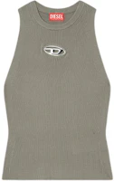 (Women) Diesel Green Sleeveless Tank Top with Logo. A174500DLAX-5DR (Women) Diesel Green Sleeveless Tank Top with Logo. A174500DLAX-5DR
