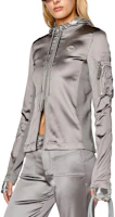 Purchase (W) Diesel 淺灰色Logo印花棒球領拉鍊外套 A105710BHAV-9BX