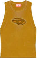 (Women) DIESEL OVAL-D Yellow Slim Fit Geometric Logo Tank Top. A096210DLAX-5KK (Women) DIESEL OVAL-D Yellow Slim Fit Geometric Logo Tank Top. A096210DLAX-5KK