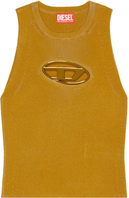 (W) DIESEL OVAL-D黄色修身几何标志无袖上衣 A096210DLAX-5KK Order (W) DIESEL OVAL-D黄色修身几何标志无袖上衣 A096210DLAX-5KK