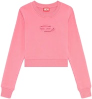 (Women) DIESEL OVAL-D FW23 Women’s Pink Logo Crewneck Pullover Crop Sweatshirt. A099310GRAC-PINK (Women) DIESEL OVAL-D FW23 Women’s Pink Logo Crewneck Pullover Crop Sweatshirt. A099310GRAC-PINK