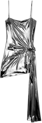 (Women) DIESEL OVAL-D FW23 Y2K Metallic Silver Mini Slip Dress . A120550THAG-SILVER Order (Women) DIESEL OVAL-D FW23 Y2K Metallic Silver Mini Slip Dress . A120550THAG-SILVER