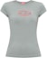 Order (Women) DIESEL OVAL-D Series Grey Logo Graphic Short Sleeve T-Shirt A062680AFAA-9DUA