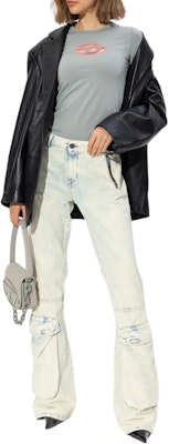 (Women) DIESEL OVAL-D Series Grey Logo Graphic Short Sleeve T-Shirt A062680AFAA-9DUA Shop (Women) DIESEL OVAL-D Series Grey Logo Graphic Short Sleeve T-Shirt A062680AFAA-9DUA